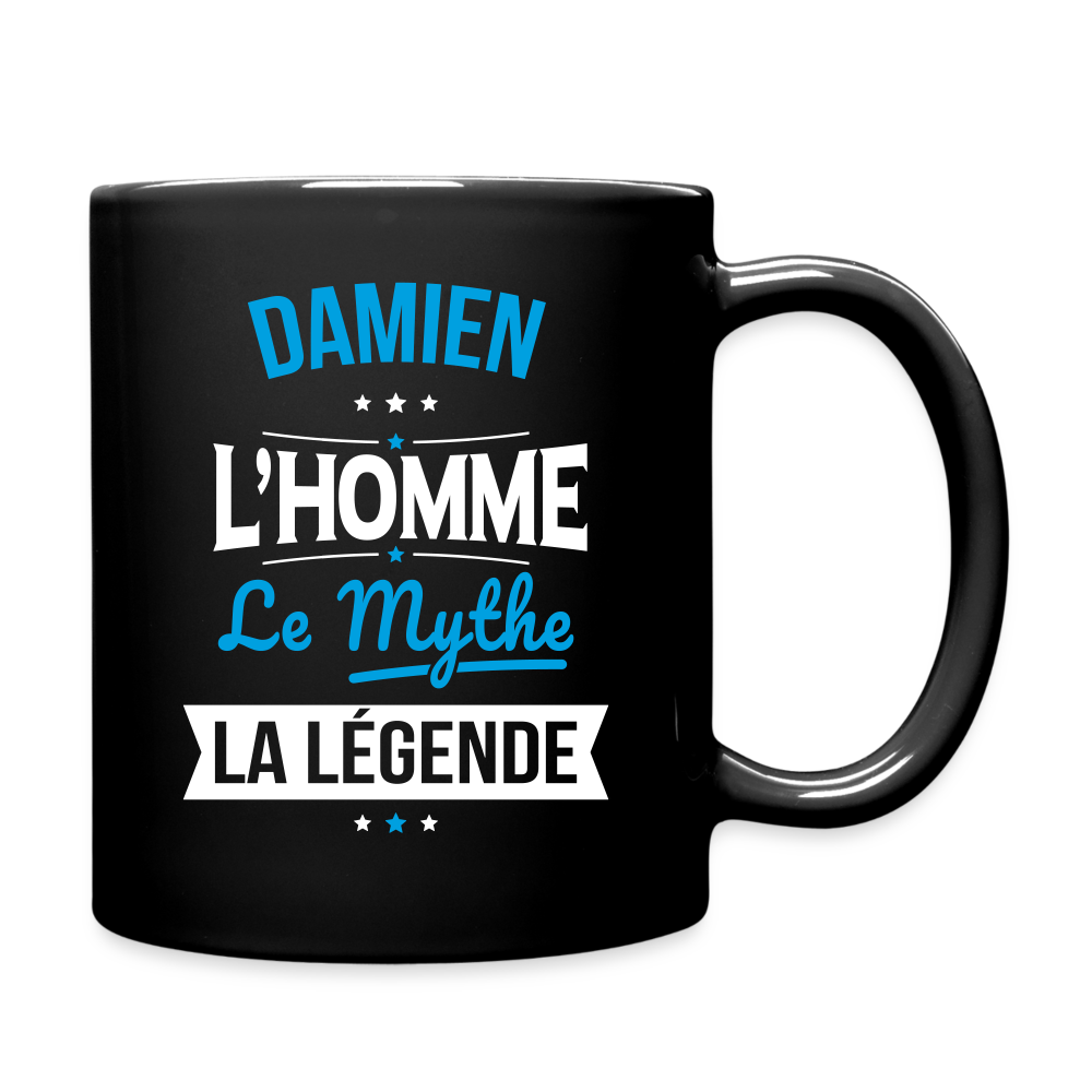 Mug uni - Damien - l'Homme - le Mythe - la Légende - noir