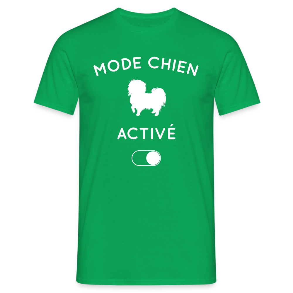 T-shirt Homme - Mode chien activé - vert