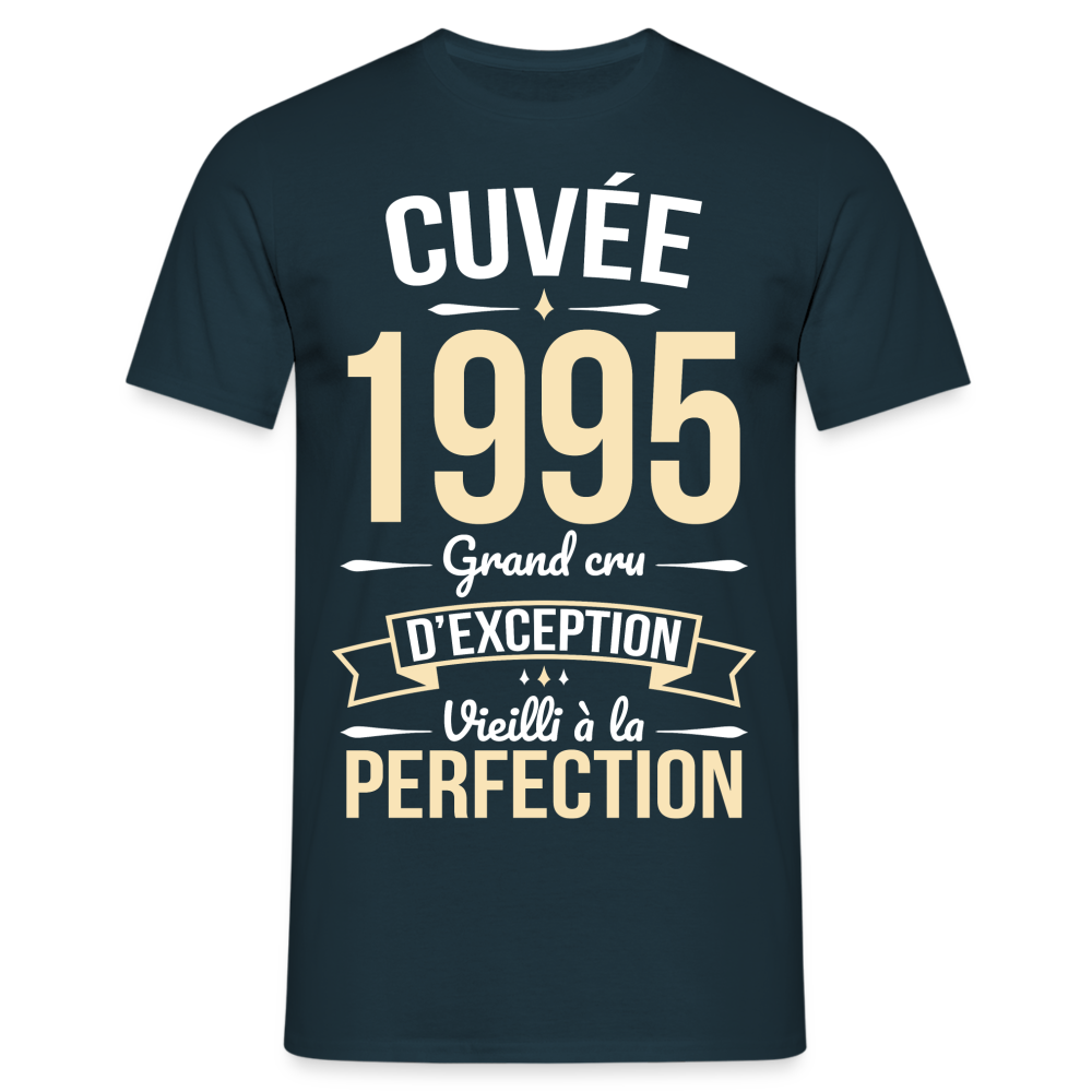 T-shirt Homme - Anniversaire 30 Ans - Cuvée 1995 - marine