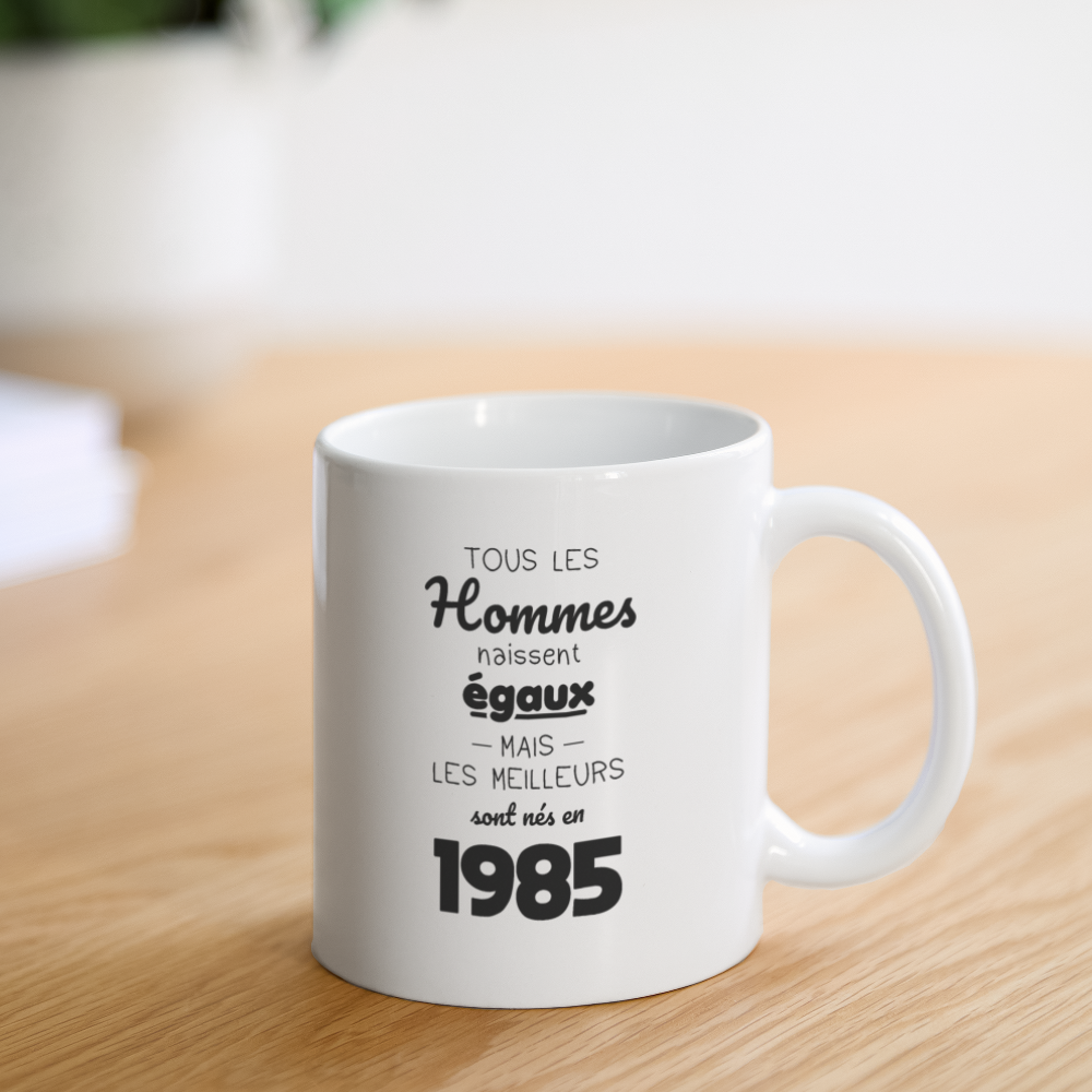 Mug blanc - Anniversaire 40 Ans - Les meilleurs sont nés en 1985 - blanc