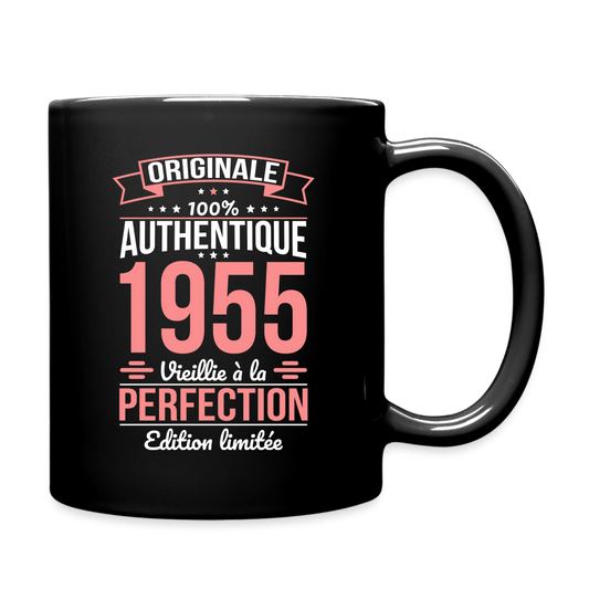 Mug uni - Anniversaire 70 Ans - Originale 1955 - noir