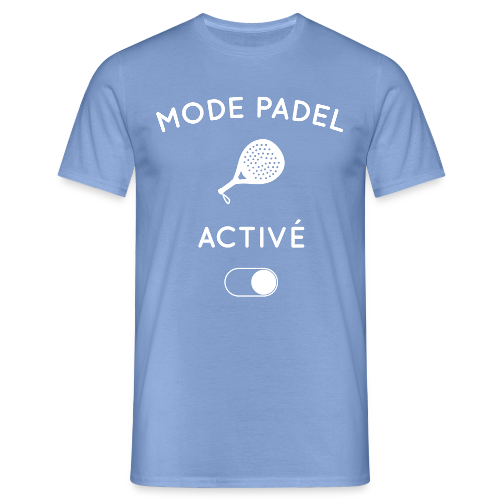 T-shirt Homme - Mode padel activé - carolina blue