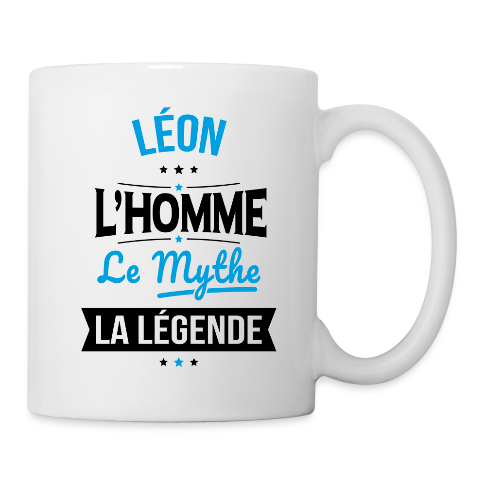 Mug blanc - Léon - l'Homme - le Mythe - la Légende - blanc