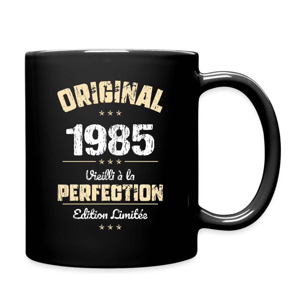 Mug uni - Anniversaire 40 Ans - Original 1985 - noir