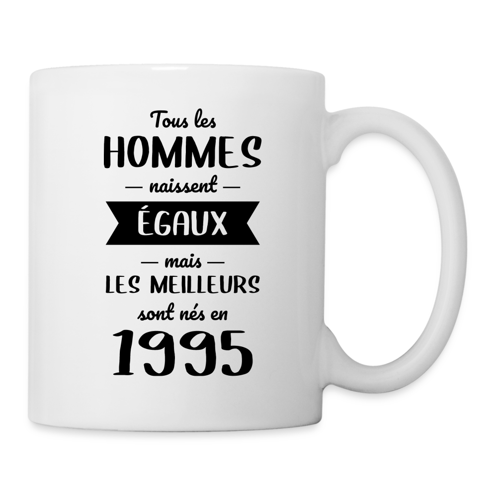 Mug blanc - Anniversaire 30 Ans - Les meilleurs sont nés en 1995 - blanc