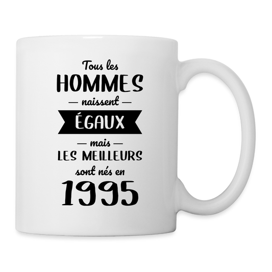 Mug blanc - Anniversaire 30 Ans - Les meilleurs sont nés en 1995 - blanc