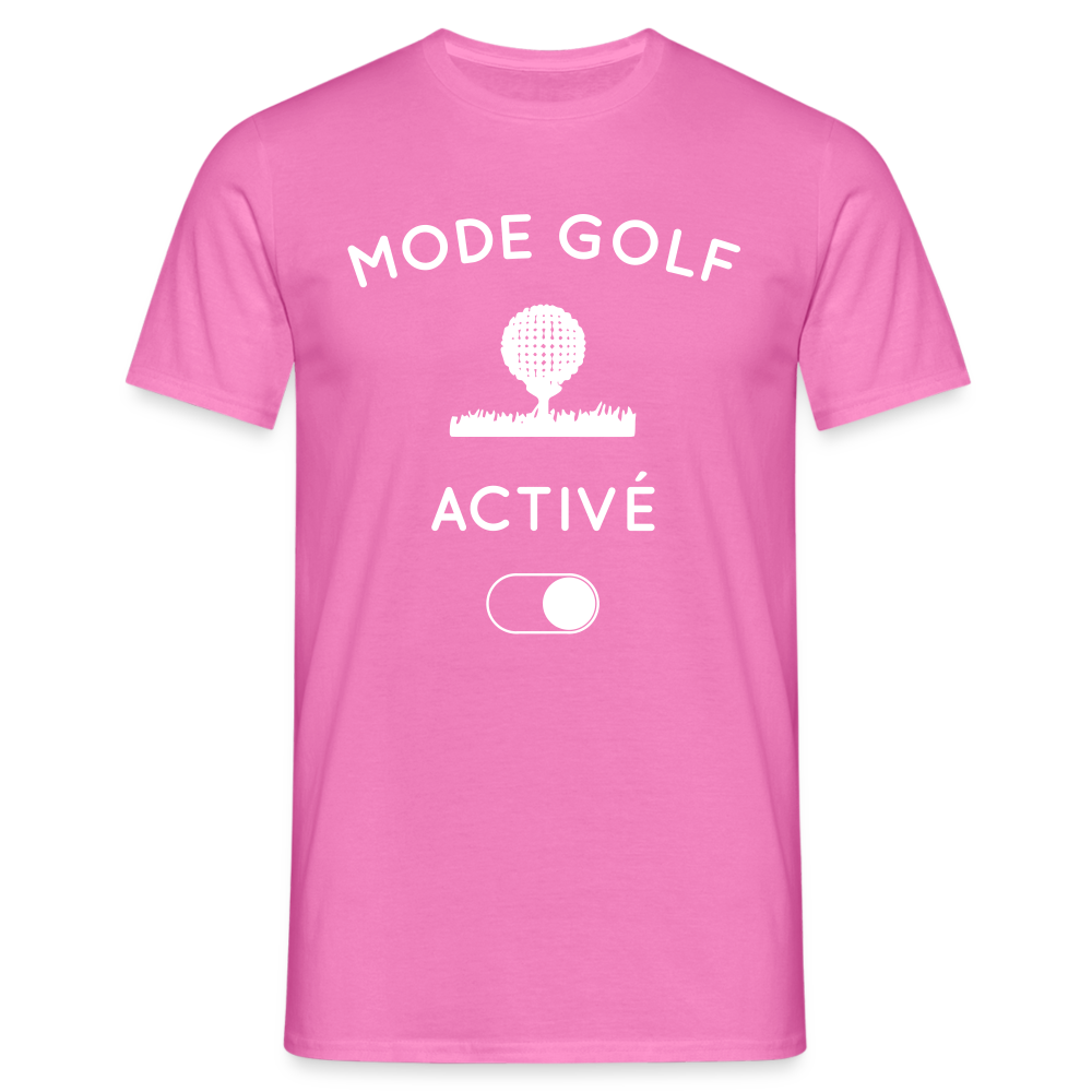 T-shirt Homme - Mode golf activé - rose