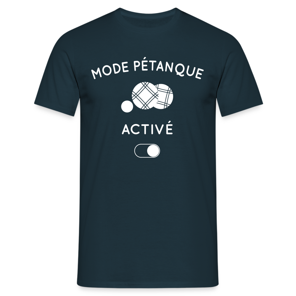 T-shirt Homme - Mode pétanque activé - marine