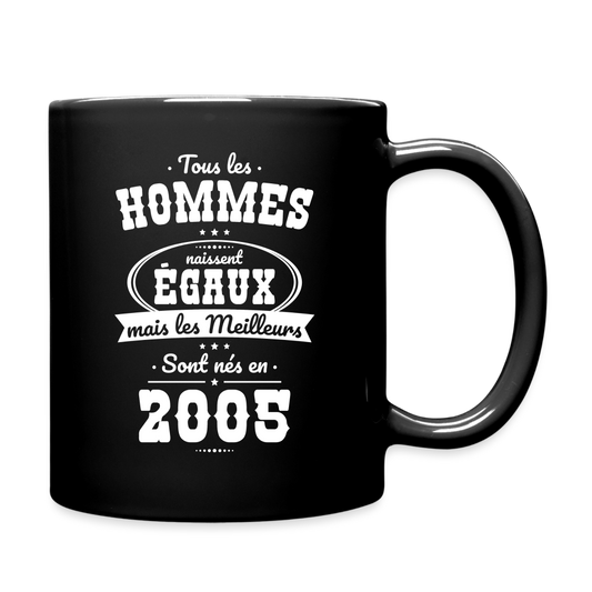 Mug uni - Anniversaire 20 Ans - Les meilleurs sont nés en 2005 - noir