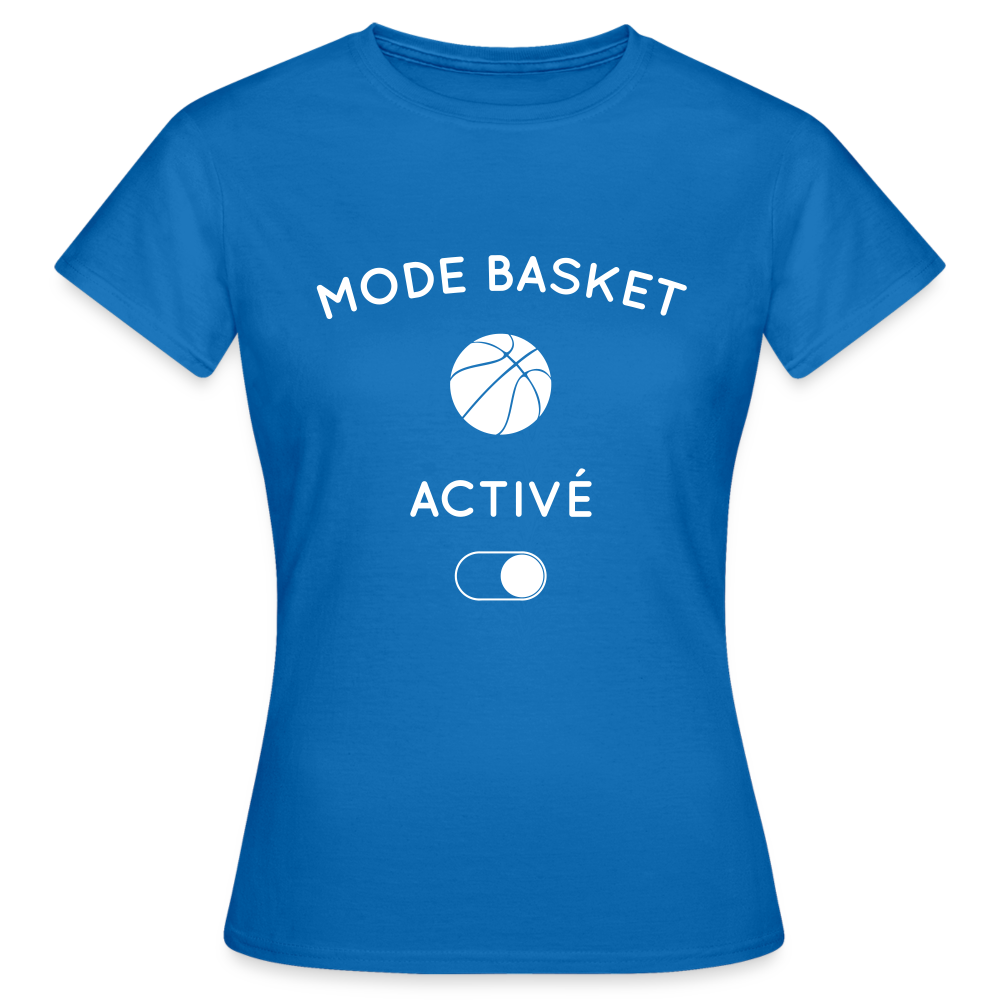 T-shirt Femme - Mode basket activé - bleu royal