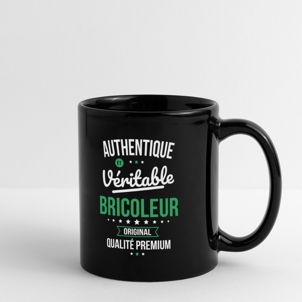 Mug uni - Authentique et véritable Bricoleur - noir