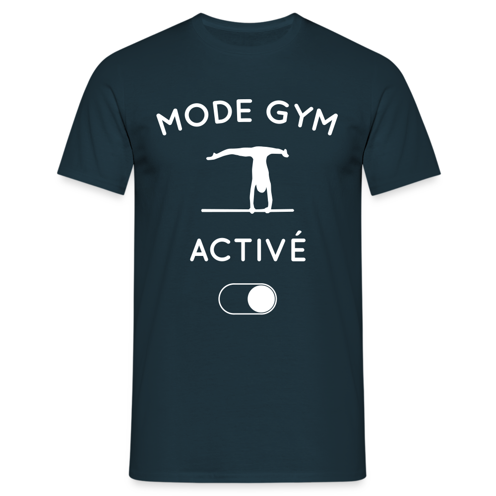 T-shirt Homme - Mode gym activé - marine