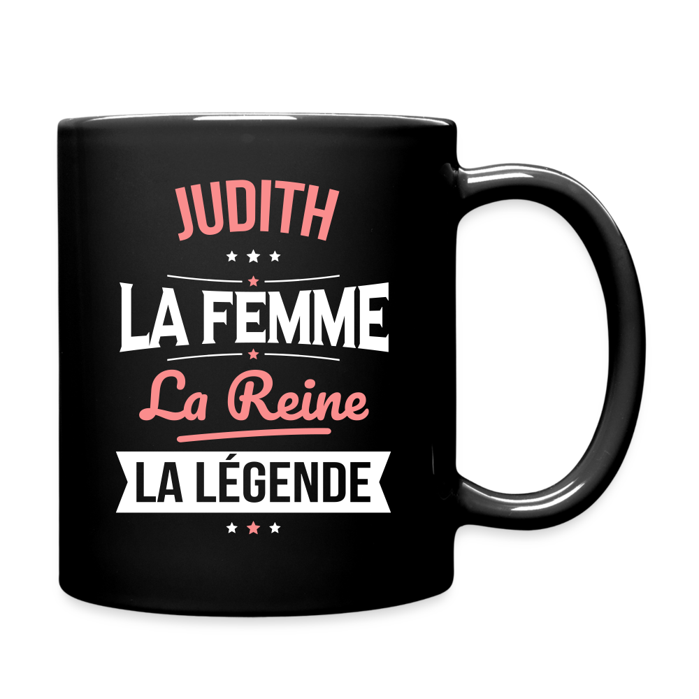 Mug uni - Judith - la Femme - la Reine - la Légende - noir