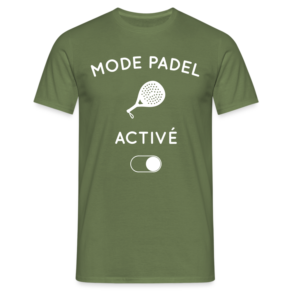 T-shirt Homme - Mode padel activé - vert militaire