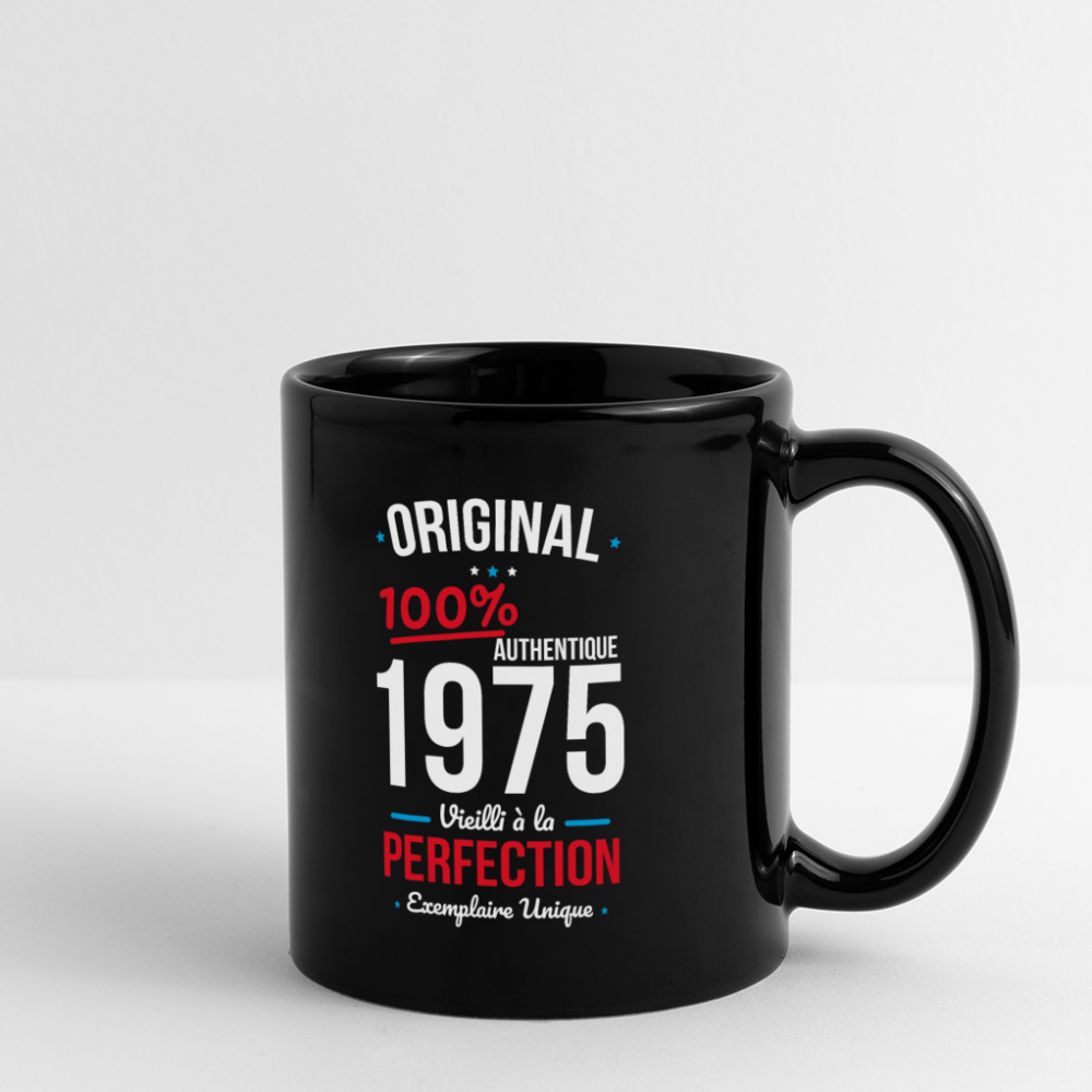 Mug uni - Anniversaire 50 Ans - Original 1975 - noir