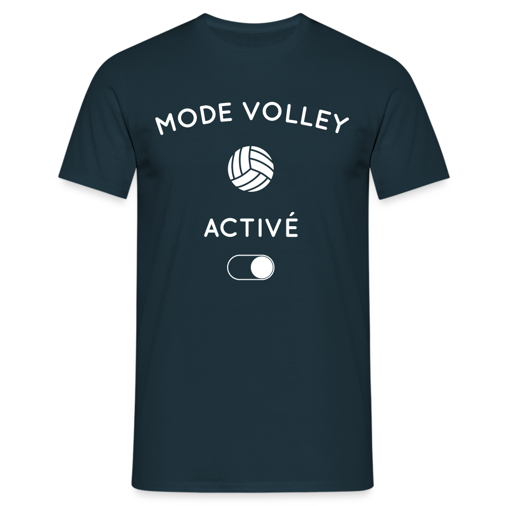 T-shirt Homme - Mode volley activé - marine