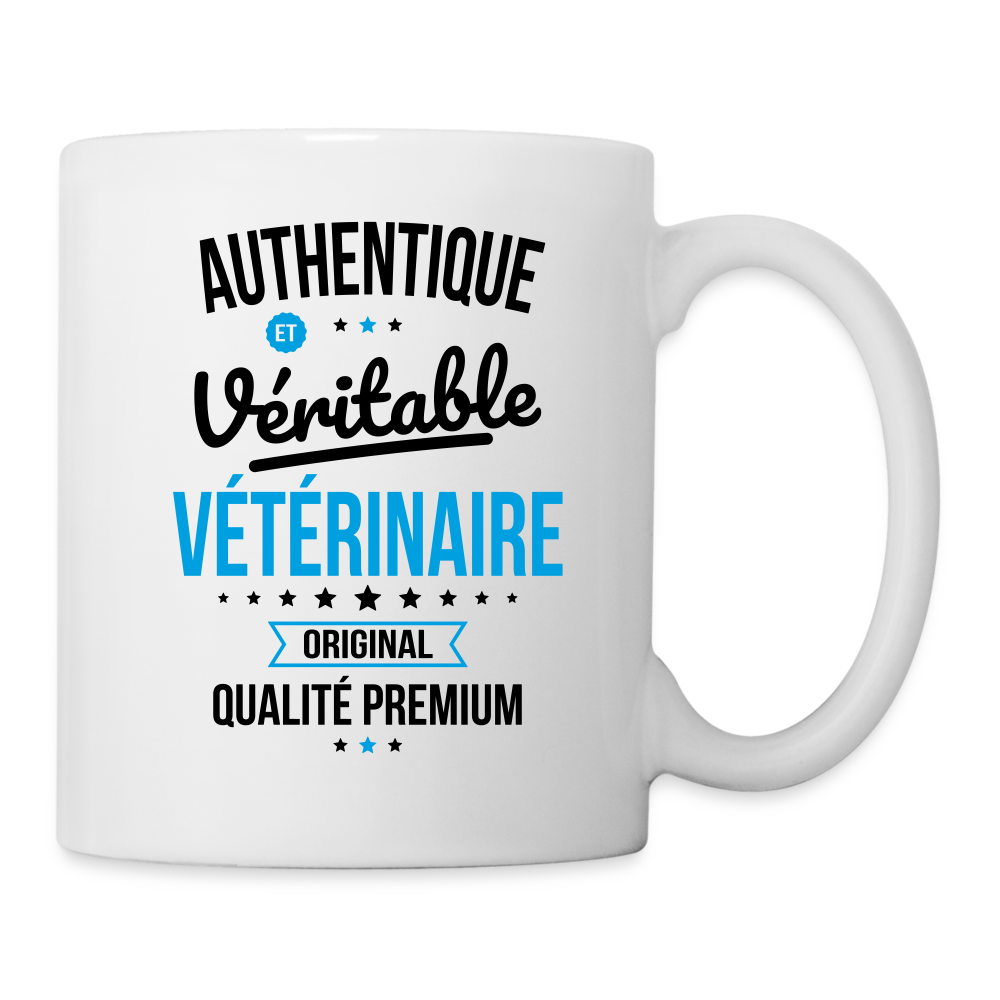 Mug blanc - Authentique et véritable Vétérinaire - blanc