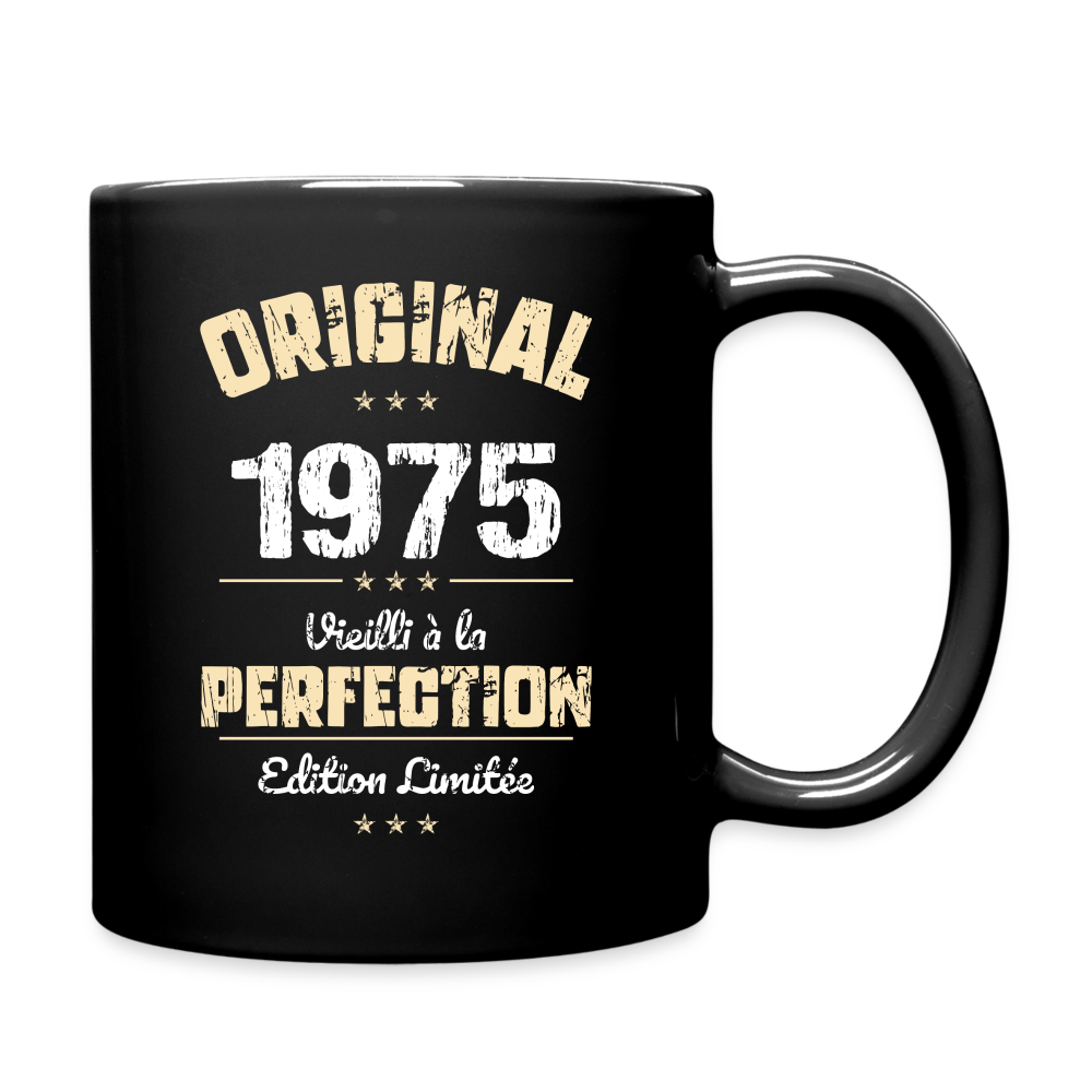 Mug uni - Anniversaire 50 Ans - Original 1975 - noir