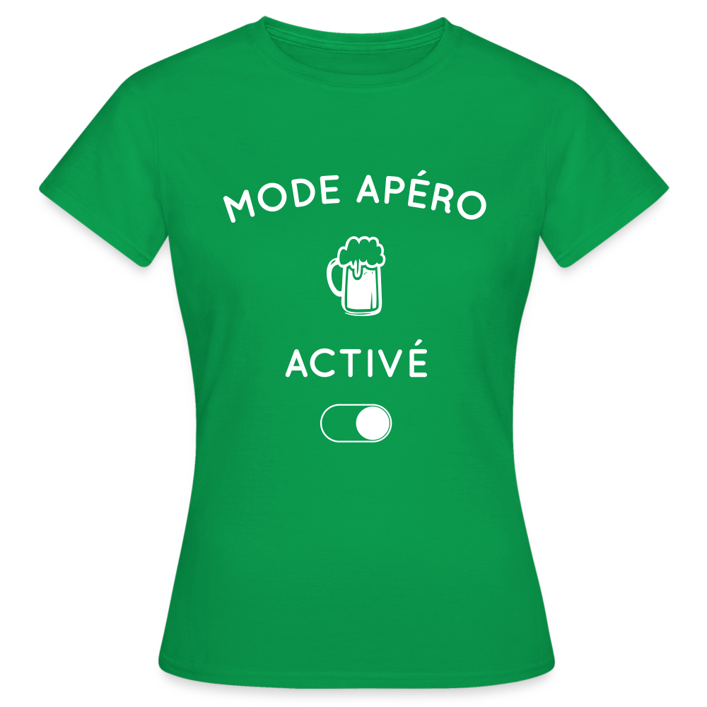 T-shirt Femme - Mode apéro activé - vert