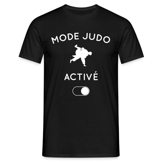 T-shirt Homme - Mode judo activé - noir