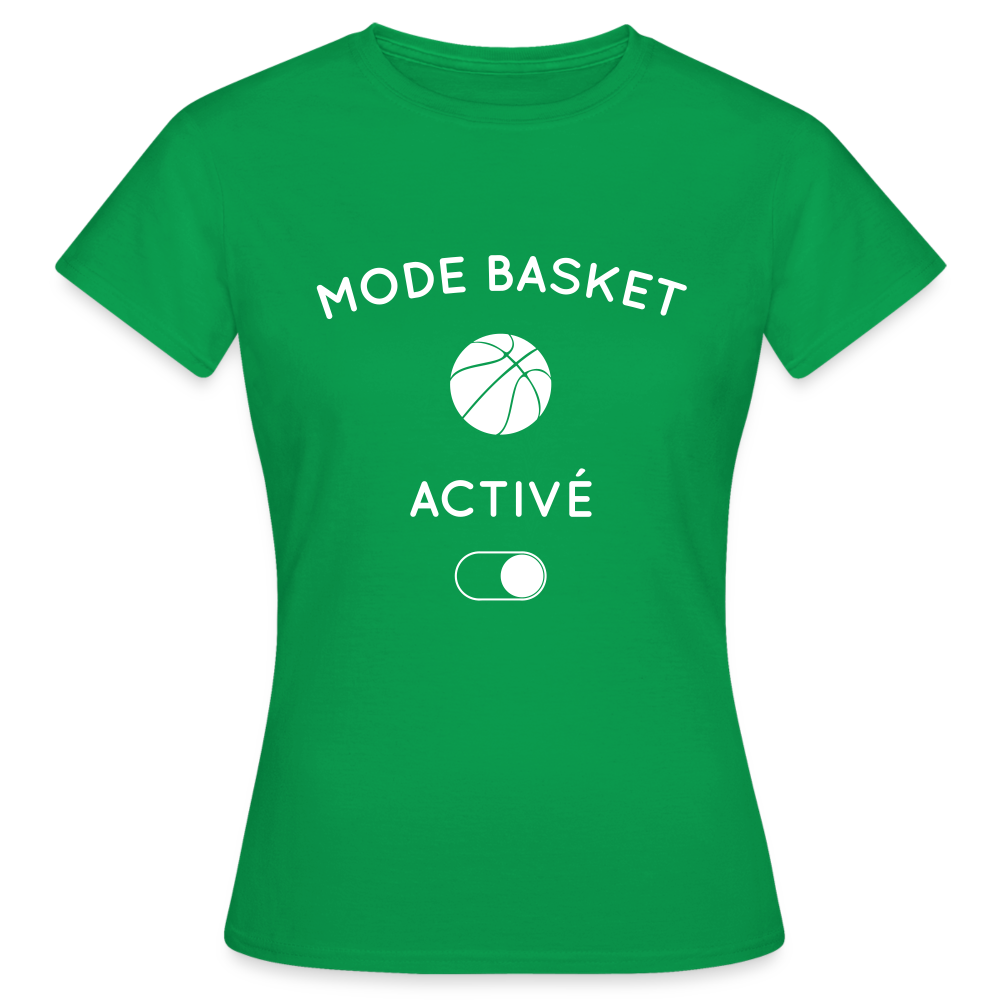 T-shirt Femme - Mode basket activé - vert