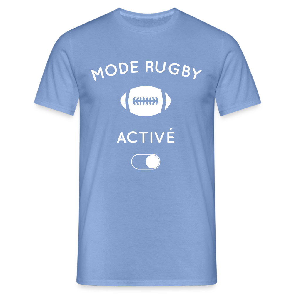 T-shirt Homme - Mode rugby activé - carolina blue