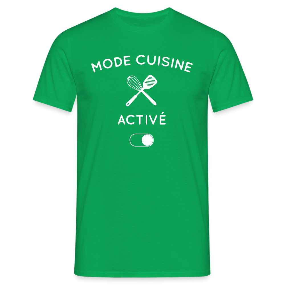 T-shirt Homme - Mode cuisine activé - vert