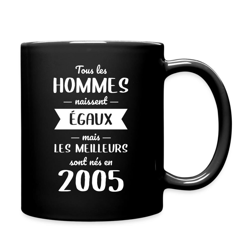 Mug uni - Anniversaire 20 Ans - Les meilleurs sont nés en 2005 - noir