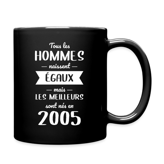 Mug uni - Anniversaire 20 Ans - Les meilleurs sont nés en 2005 - noir