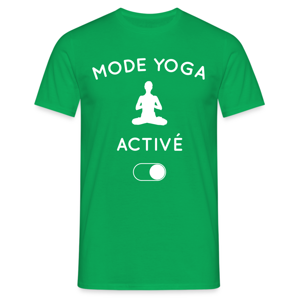 T-shirt Homme - Mode yoga activé - vert