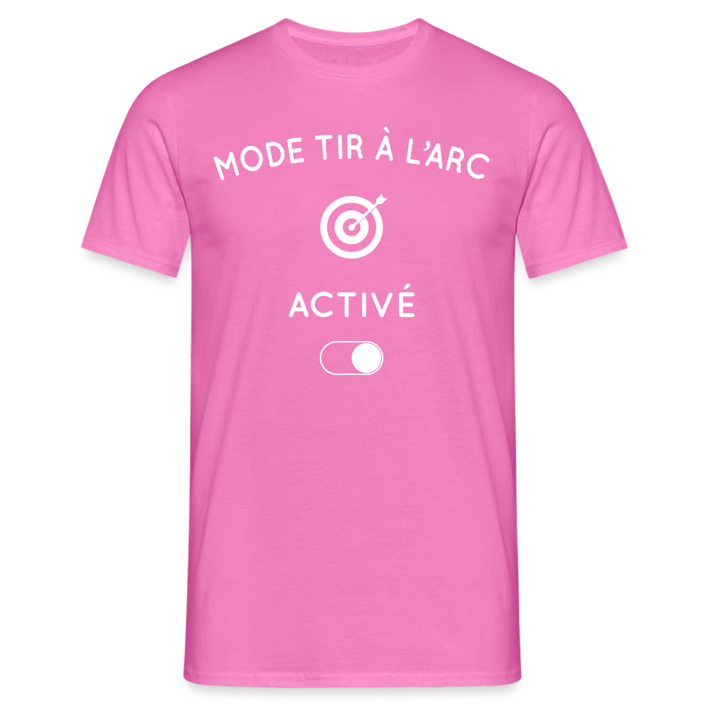 T-shirt Homme - Mode tir à l'arc activé - rose