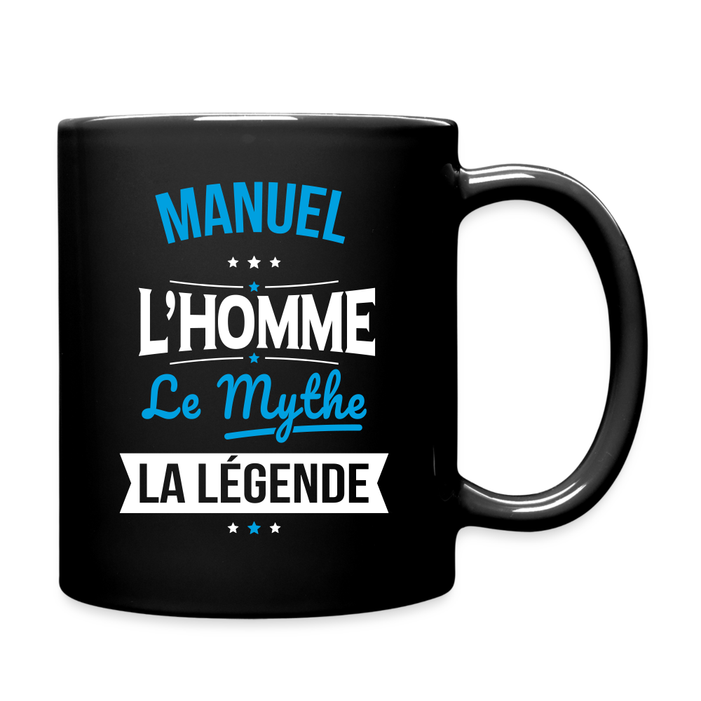 Mug uni - Manuel - l'Homme - le Mythe - la Légende - noir