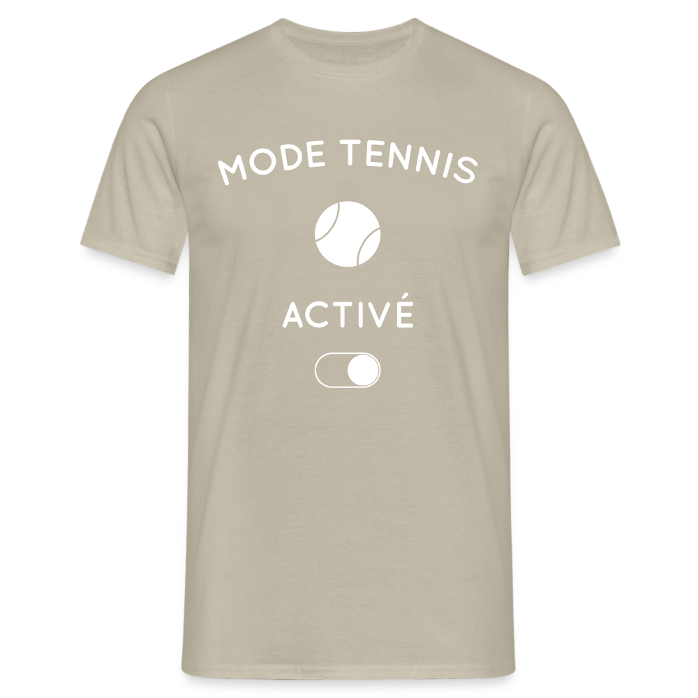 T-shirt Homme - Mode tennis activé - beige sable