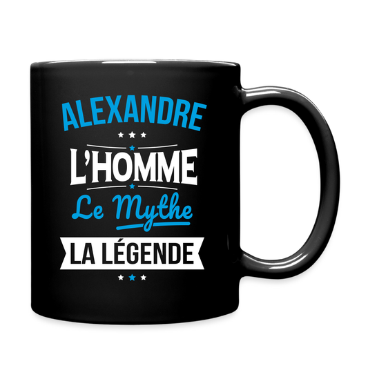 Mug uni - Alexandre - l'Homme - le Mythe - la Légende - noir