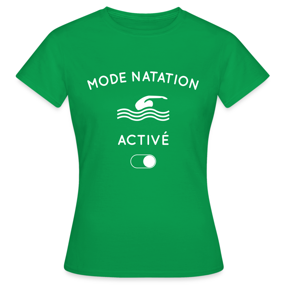 T-shirt Femme - Mode natation activé - vert