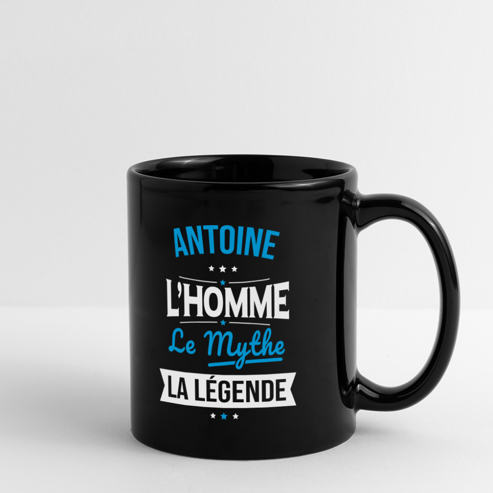 Mug uni - Antoine - l'Homme - le Mythe - la Légende - noir