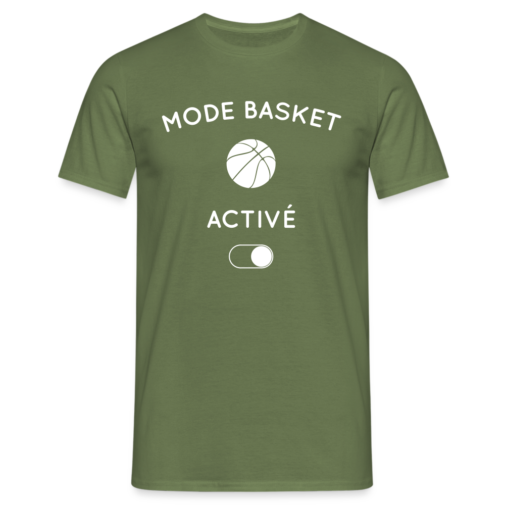 T-shirt Homme - Mode basket activé - vert militaire