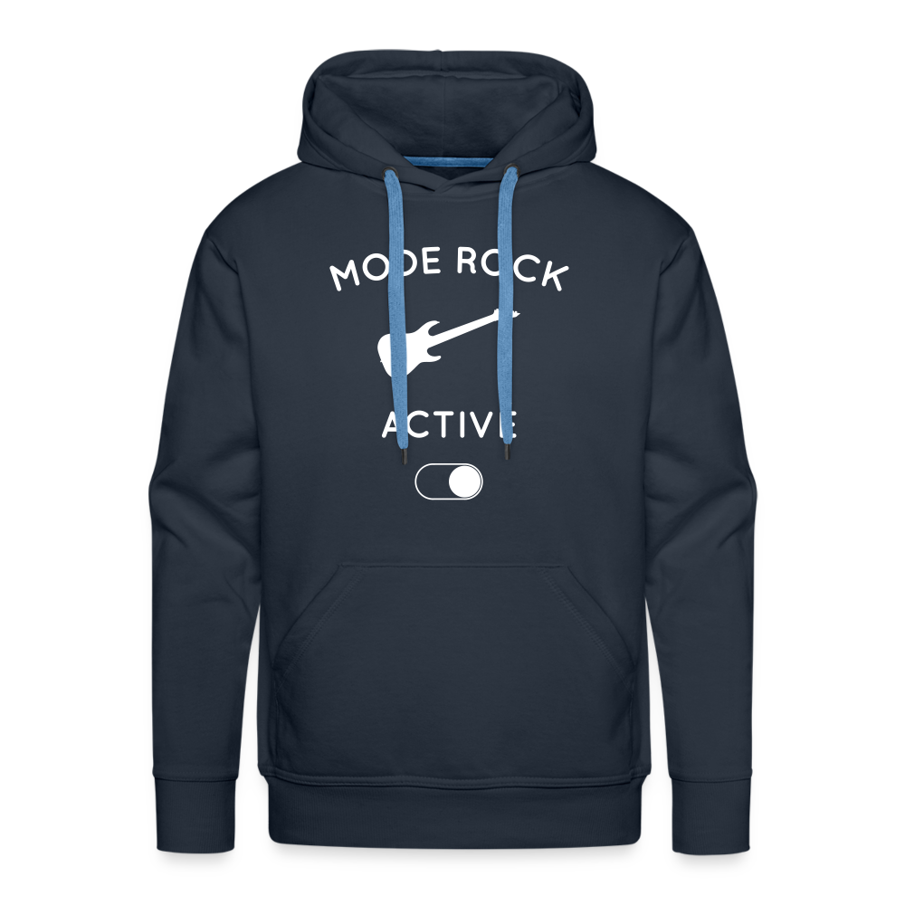 Sweat à capuche Premium Homme - Mode rock activé - marine