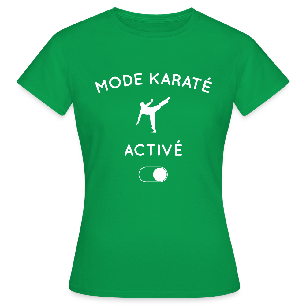 T-shirt Femme - Mode karaté activé - vert