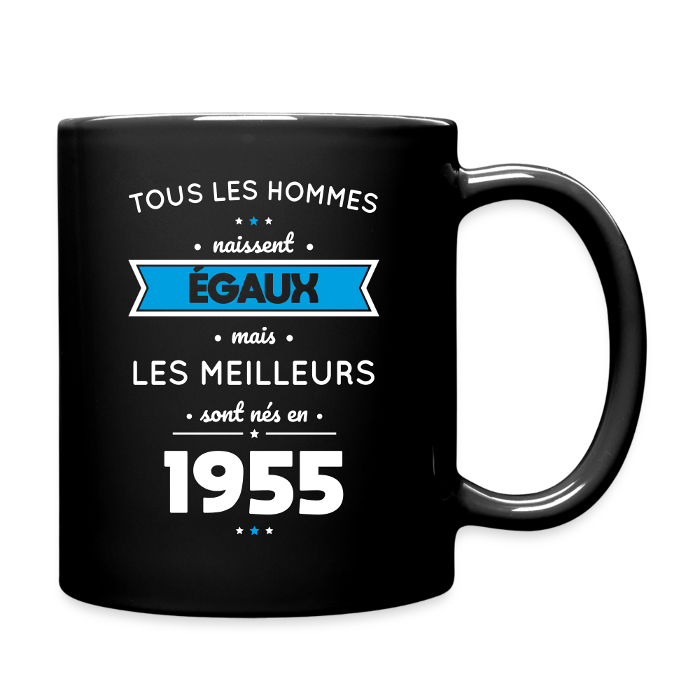 Mug uni - Anniversaire 70 Ans - Les meilleurs sont nés en 1955 - noir