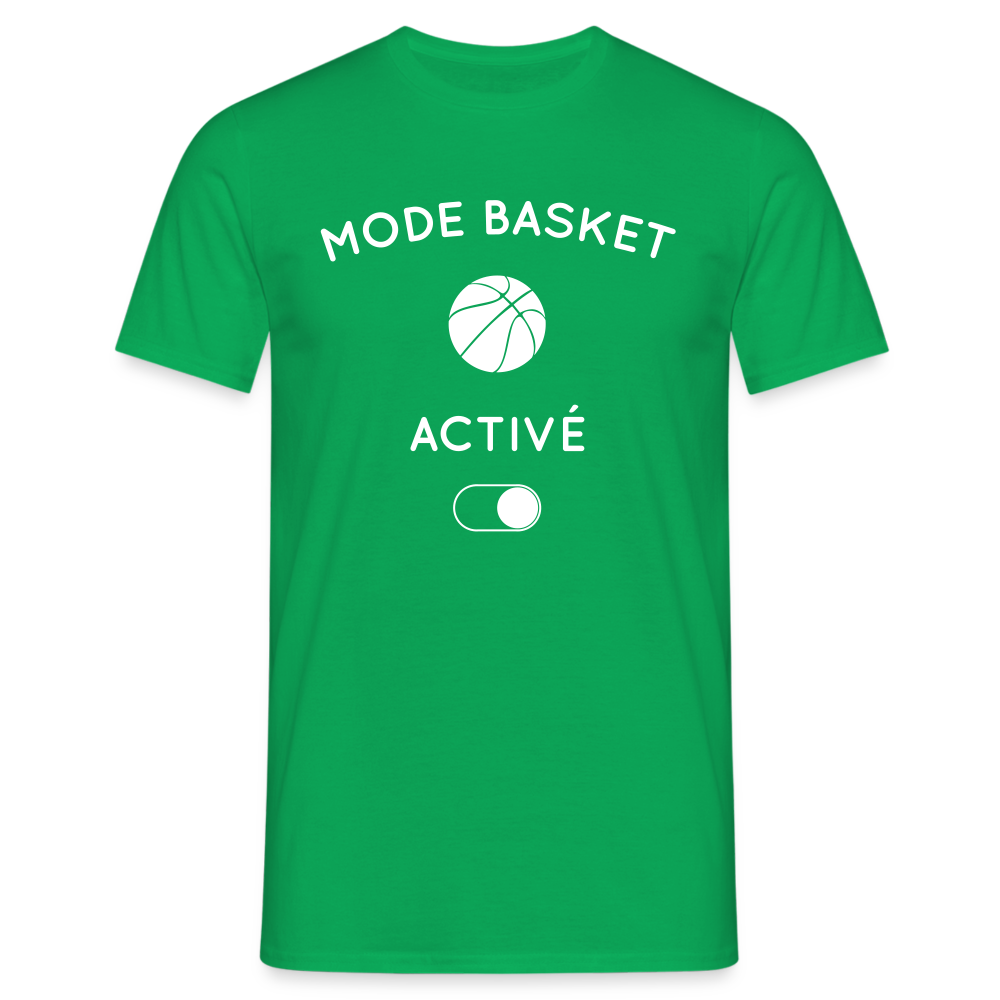 T-shirt Homme - Mode basket activé - vert