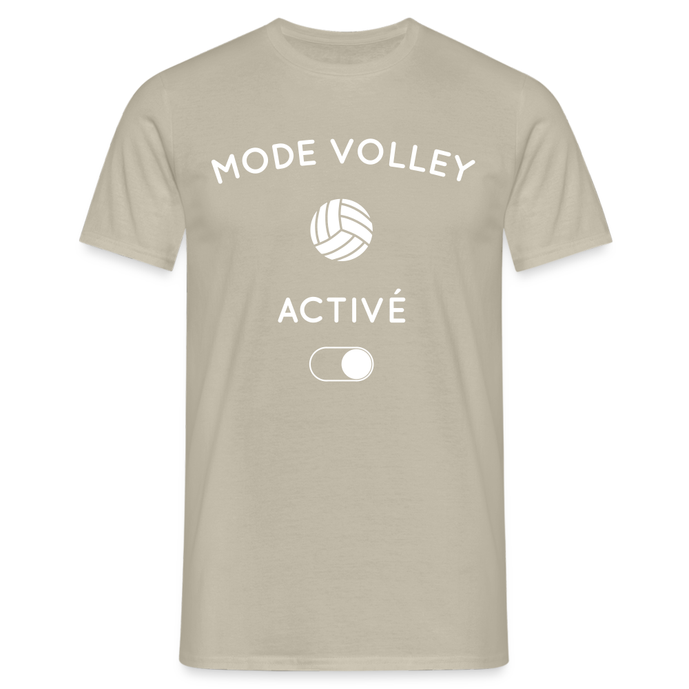 T-shirt Homme - Mode volley activé - beige sable