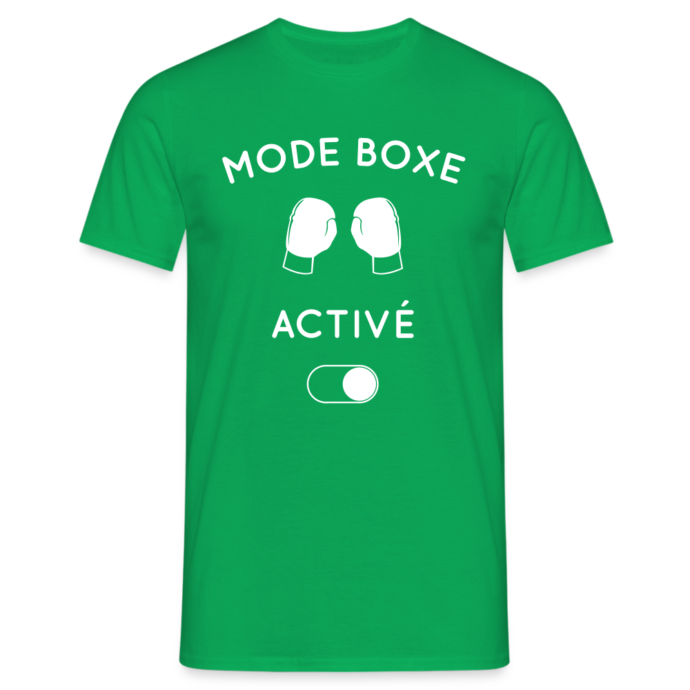 T-shirt Homme - Mode boxe activé - vert