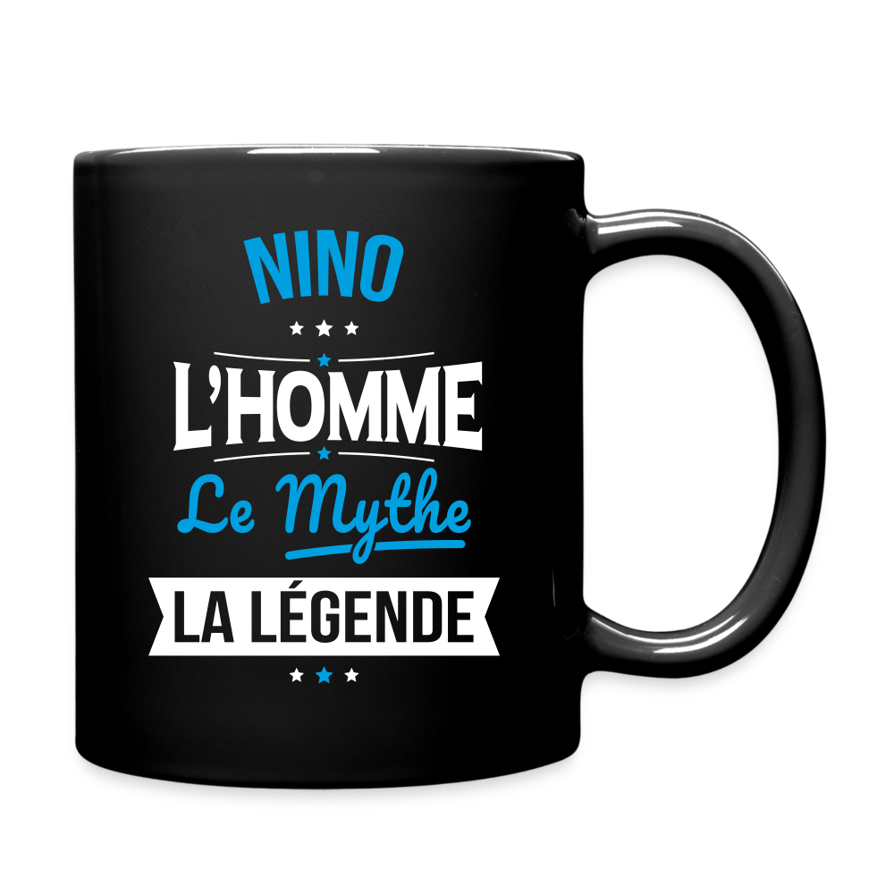 Mug uni - Nino - l'Homme - le Mythe - la Légende - noir