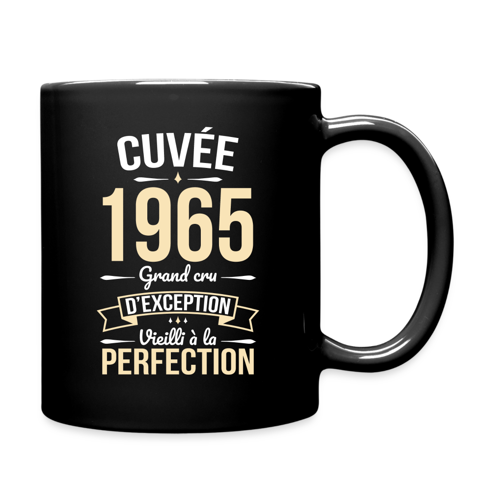 Mug uni - Anniversaire 60 Ans - Cuvée 1965 - noir