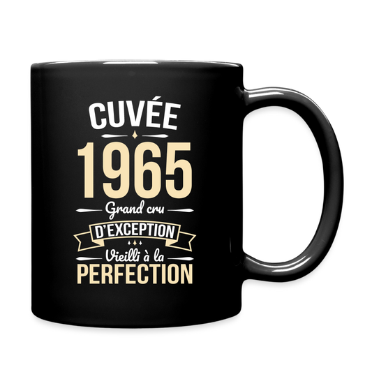 Mug uni - Anniversaire 60 Ans - Cuvée 1965 - noir