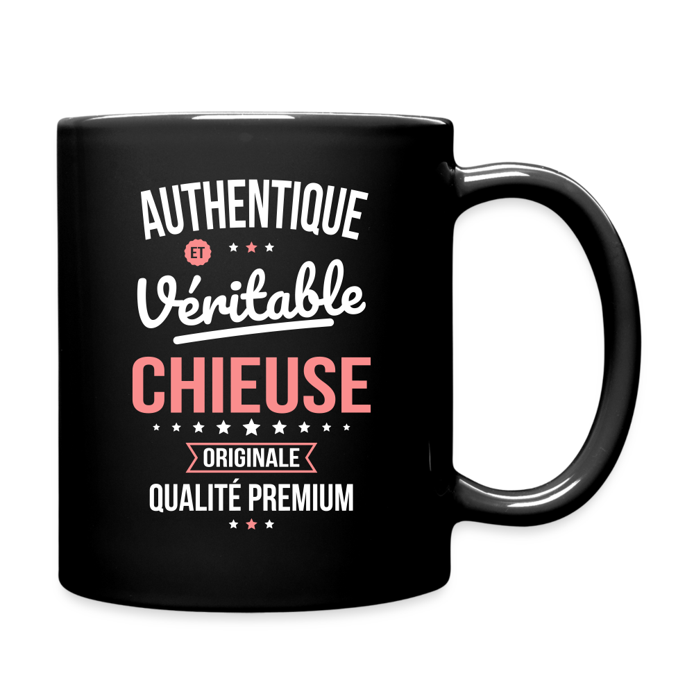 Mug uni - Authentique et véritable Chieuse - noir