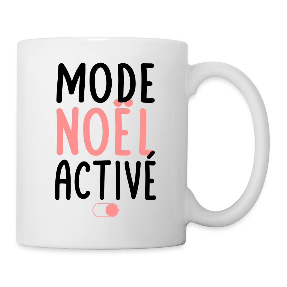 Mug blanc - Mode Noël activé - blanc