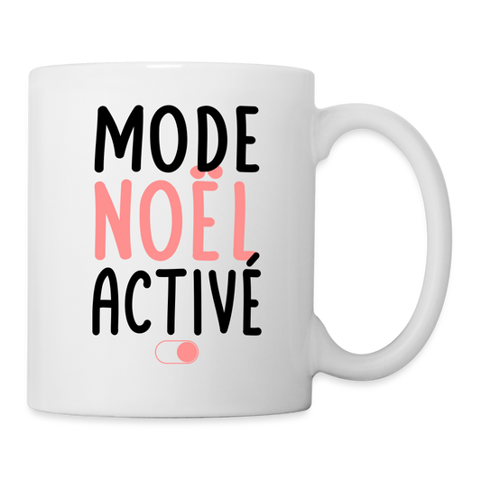 Mug blanc - Mode Noël activé - blanc