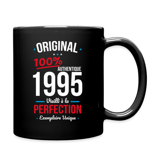 Mug uni - Anniversaire 30 Ans - Original 1995 - noir